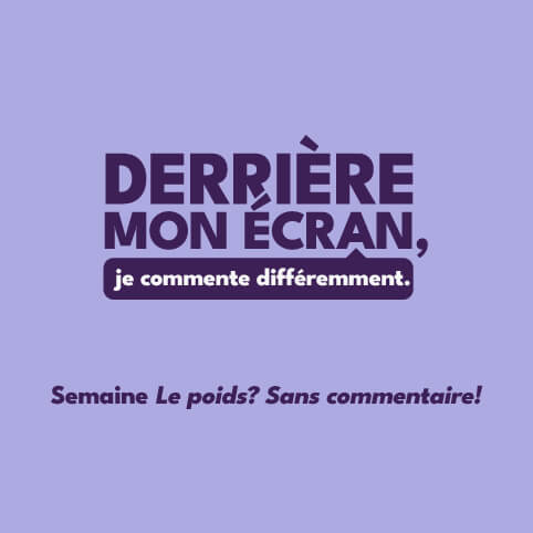 Semaine  Le poids? Sans commentaire!